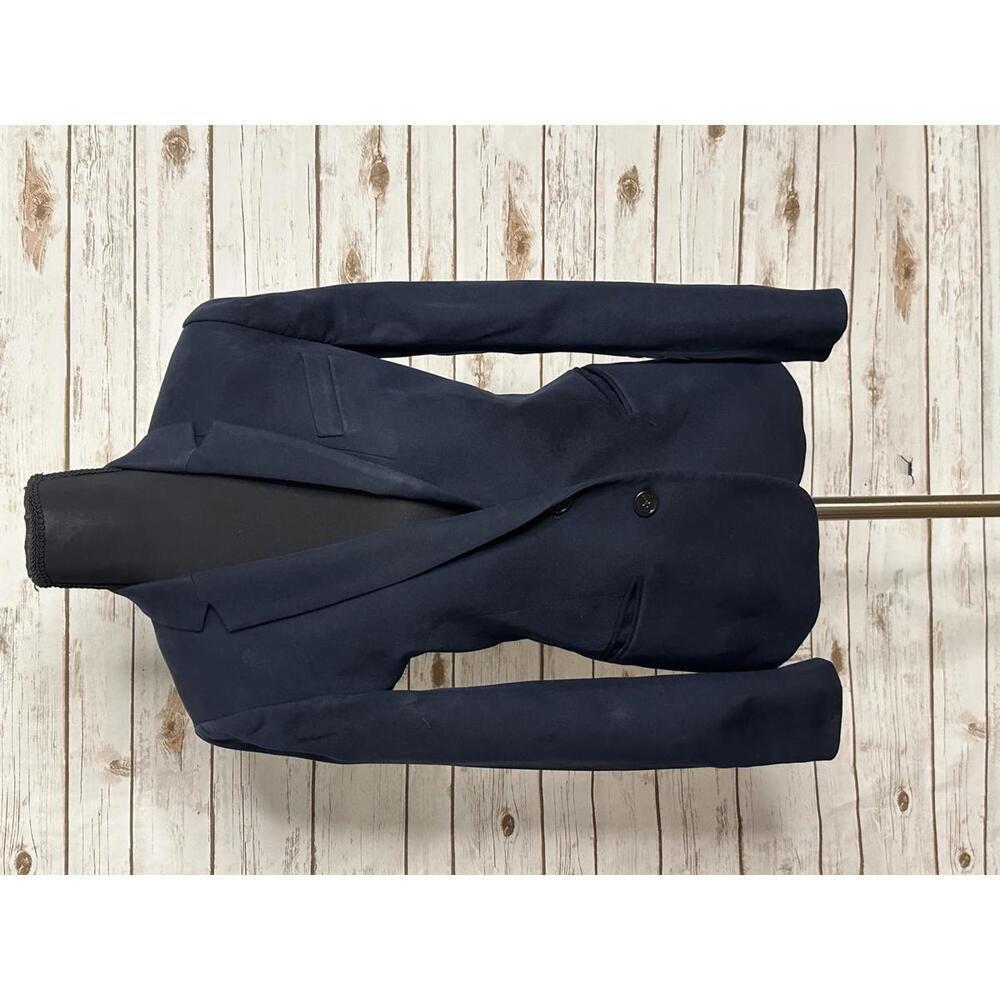 J.Crew classic navy blue cotton single-breasted Thompson blazer Size 2